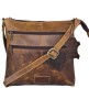  Buffalo Leather Crossbody Handbag Women's Hobo Bag Vintage Small Sling Crossover